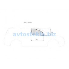 Citroen C-Crosser/ Peugeot 4007/ Mitsubishi Outlander II XL 5D 2007-2012 (правая передняя дверь) [крепеж]