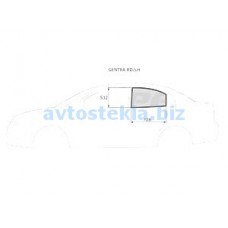 DAEWOO GENTRA/Chevrolet Aveo 4D Sed 2006-2011 (левая задняя дверь)