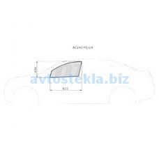 DAIHATSU ALTIS(правый руль)/Toyota Camry ACV40/Aurion 4D Sed 2006-2011(левая передняя дверь)