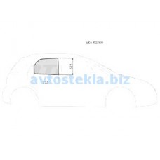 FIAT SEDICI / SUZUKI SX4  2006-2013  (правая задняя дверь)