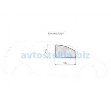 Ford Galaxy I / Seat Alhambra /  Volkswagen Sharan (правое переднее опускное) 1995-2005