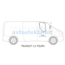 Ford Transit Custom Van 2013- (правая передняя дверь)