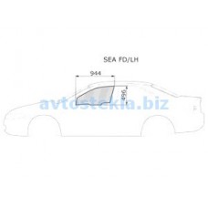 Honda Accord 4D Sed SEA 02-(Acura TSX 4D Sed 04-) 2002-2007 (левая передняя дверь) 