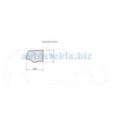Hyundai IX20/ Venza 5D [правое заднее опускное] 2010-