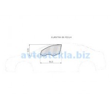 Hyundai Elantra IV 4D Sed 2006-2011 (левая передняя дверь)