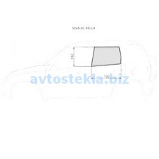 ВАЗ-(2123) 2000-/ Chevrolet NIVA (левая задняя дверь)