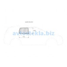 Mitsubishi Outlander II XL 5D 2007-2012/ Citroen C-Crosser/ Peugeot 4007 (правая задняя дверь)