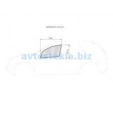 Nissan Terrano 2014- /Renault Duster/ Dacia Duster 5D 2010- (левая передняя дверь)