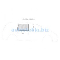 Seat Alhambra / Volkswagen Sharan / Ford Galaxy I (правое заднее опускное) 1996-2010