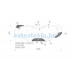 Kia Sportage III 5D 2010-2016 со спойлера (заднее) [обогрев]